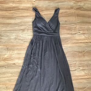 Floor-length Gray Gown